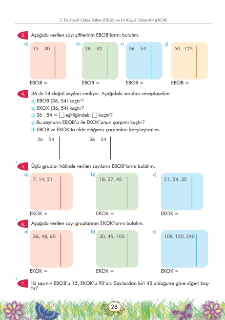 8. Snf  Okulda - Evde Matematik Seti